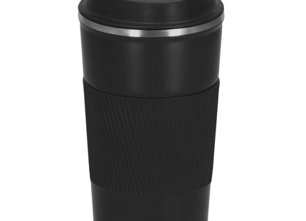 Thermosfles - Thermoskan - 500 ML - RVS - Zwart