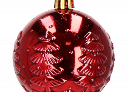 Kerstballen | 104 Stuks | Rood/Wit