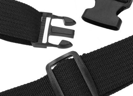 Heuptas - Fanny Pack - Crossbody - Schoudertas - Zwart - 35 x 15 x 6 cm
