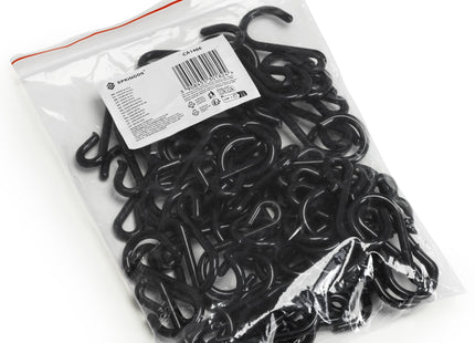 Kerstbalhaakjes | Haakjes Voor Kerstverlichting | 60 stuks | Zwart