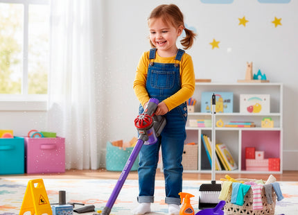 Kinderschoonmaakset - Kinderstofzuiger - Kinderspeelgoed - Speelgoed - Met Geluid - Kunststof