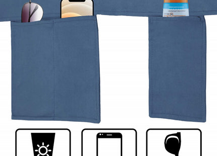Strandlaken Voor Ligbed | Badlaken | Strandhanddoek | Microvezel | 210 x 75 cm | Marineblauw