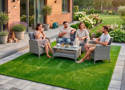 Kunstgras - Terras - Balkon -Tuin - Zacht - 2 x 5 m - 32 mm