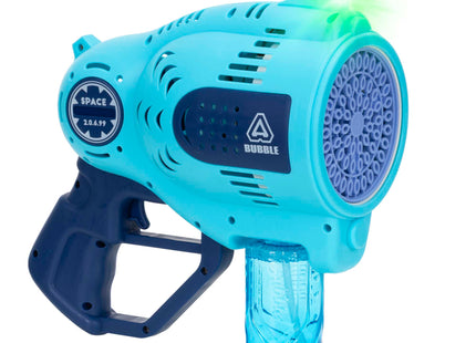 Bellenblaasmachine - Bellenblaas Pistool - Bellenblazer - Bubble gun Volledig Elektrische Bubbel Gun met Reservoir - Blauw -Led Verlichting
