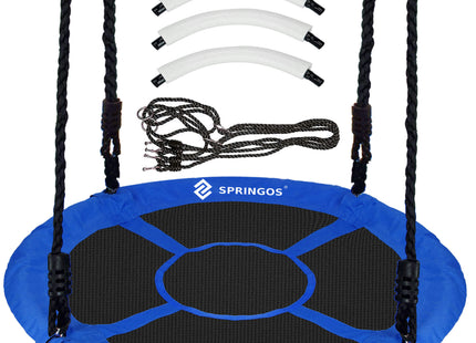 Nestschommel | Kinderschommel | Ø90 CM | Max 150 KG | Blauw