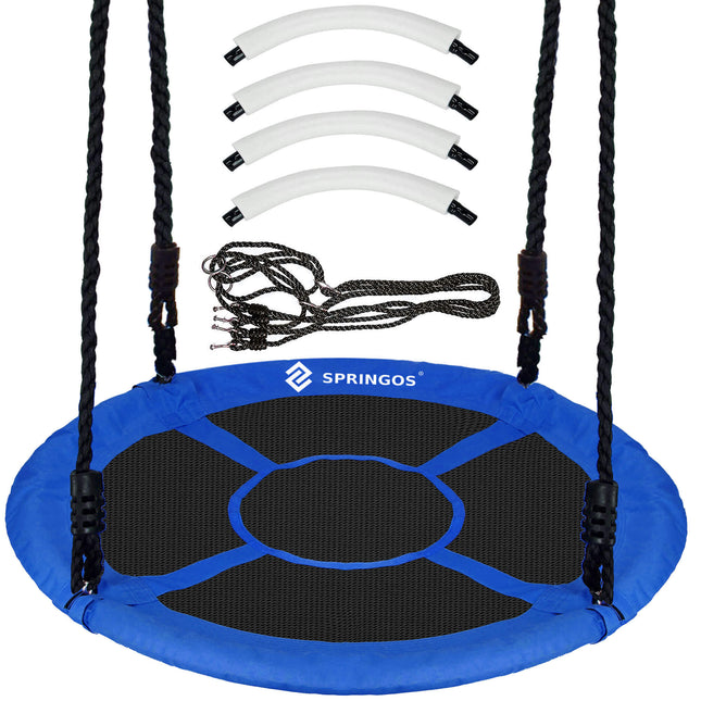Nestschommel | Kinderschommel | Ø90 CM | Max 150 KG | Blauw