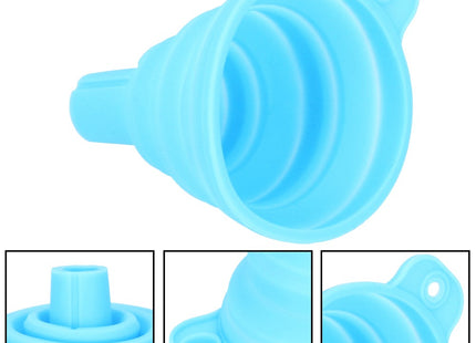 Trechter | Opvouwbare Siliconen Trechter | 7 cm | Blauw