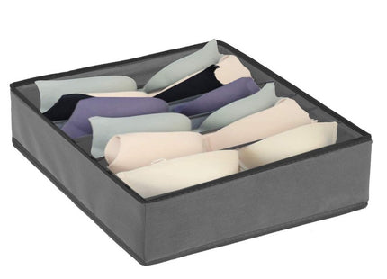 Organizer | 7 Vakken | Grijs/Zwart | 30 x 30 cm