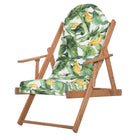 Houten Ligstoel - Ligbed - Met Kussen - Verstelbaar - Weersbestendig - Groen - Grenenhout - 90 x 71 x 103 Cm