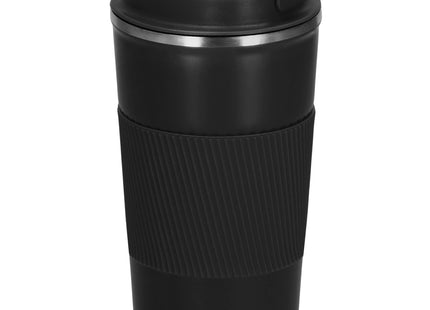 Thermosfles - Thermoskan - 500 ML - RVS - Zwart