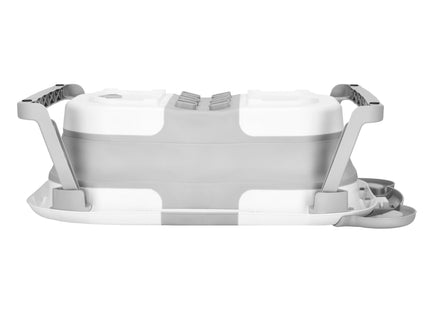 Opvouwbaar Baby Bad - Opvouwbaar - Draagbaar - Met Stop - Thermometer - Tot 12 Maanden - 27,5 L - Wit - Grijs - 79 x 49 x 22 cm