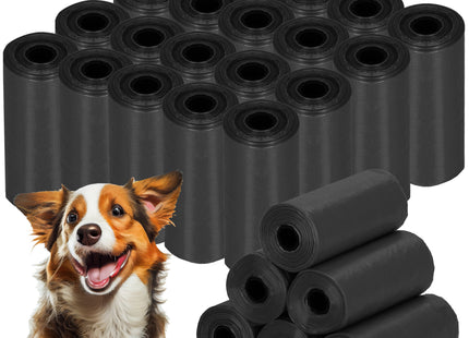 Poepzakjes - Voor Honden - Sterk - Zwart - 20 Rollen - 18 Zakjes - 360 Stuks