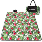 Picknickkleed | Picknickdeken | Buitenkleed | Picknick | 200 x 200 cm | Groen/Roze/Wit