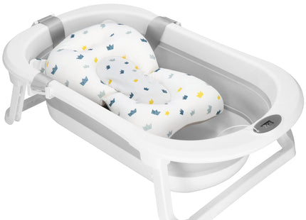 Opvouwbaar Baby Bad - Opvouwbaar - Draagbaar - Met Stop - Thermometer - Kussen - Tot 12 Maanden - 40 L - Wit - 79 x 49 x 22 cm