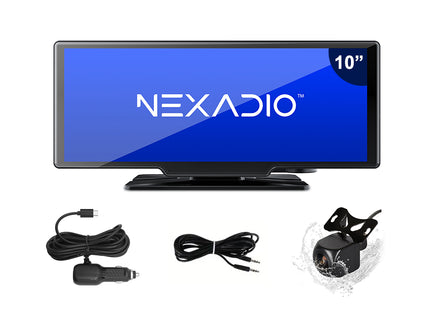NexAdio® Carplay Scherm - Apple Carplay & Android Carplay - Touchscreen - Inclusief Achteruitrijcamera - FM Transmitter - Aux Aansluiting -  10.26 Inch