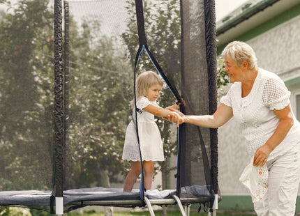 Trampoline | Trampoline met veiligheidsnet | Tuin | 305 cm | Zwart