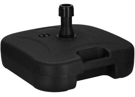 Voet Voor Parasol - Parasolvoet - Parasol - Kunststof - Zwart - 22 L
