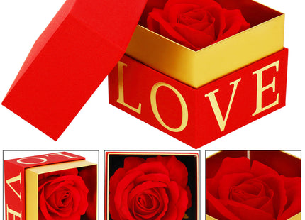 Eeuwige Roos - Geschenkdoos - Geschenkbloem - Valentijnsdag - Liefde - Rood
