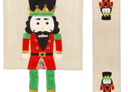 Tafelkleed -Kerst - Notenkraker - Bruin - Stof - 180 x 33 CM