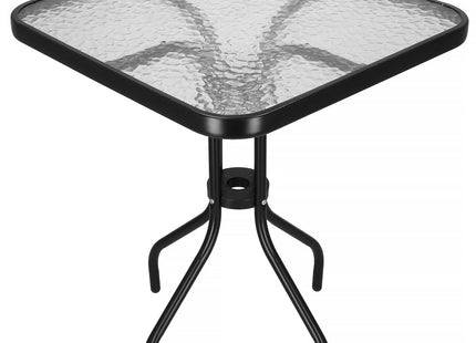Tuinset | Balkonset | Bistroset | 3-Delig | Tafel + 2 Stoelen | Zwart/Bruintinten