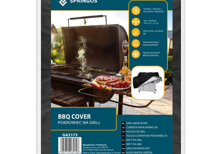 BBQ Hoes | Barbecue Hoes | Hoes BBQ | Waterdicht | 145 x 61 x 117 cm | Zwart