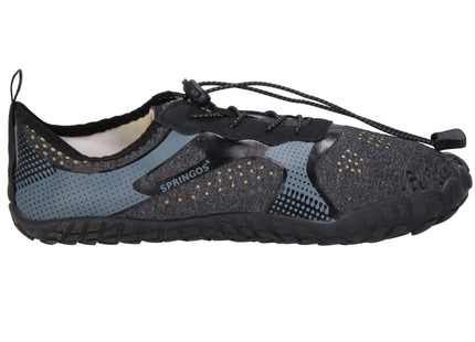 Waterschoenen - AQUA Shoes - Sneldrogend - Rubber - Unisex - Grijs/ Zwart - Maat 41