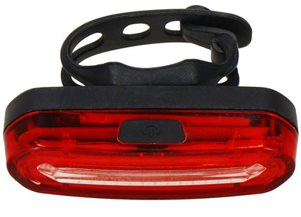 Fietslamp - Fietslicht - Fietsverlichting - Achterlicht fiets - LED - USB - Zwart/Rood