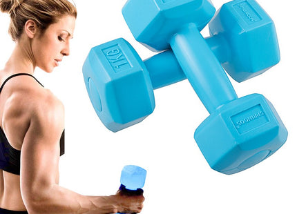 Dumbbell Set - 1 KG - Blauw - Oefengewichten