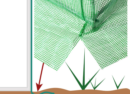 Folie Voor Kweekkas - Tuinkast - Broeikas - Plantenkas - 450x200x200 CM