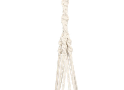 Plantenhanger | Plantenhanger Macrame | 100 cm | Wit