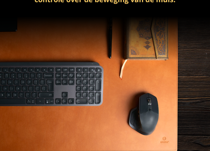Baltan Leren Bureaumat - Muismat - Bureau Onderlegger - Bruin - 60 X 35 CM