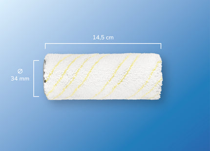 SQOON® Serviceset Rollers geschikt voor Kärcher FC 5 / FC 7 - Geel - Gelijk aan model: 2.055-006.0 - Microvezelsrollers - 4 Stuks