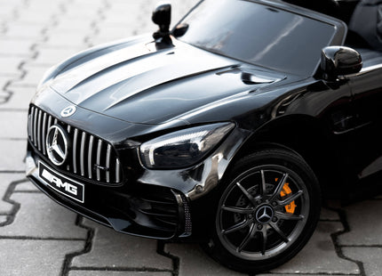 Elektrische Mercedes AMG GTR-S - Elektrische Auto - 12 V Accu - AUX - Aangedreven - Afstandsbediening - Kunststof - Metaal - Zwart - Rood