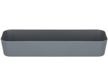 Opbergbak - Opberg Bakje - Lade Organizer Bak - Lade bak - Lade Indeling - Grijs - 26x9cm