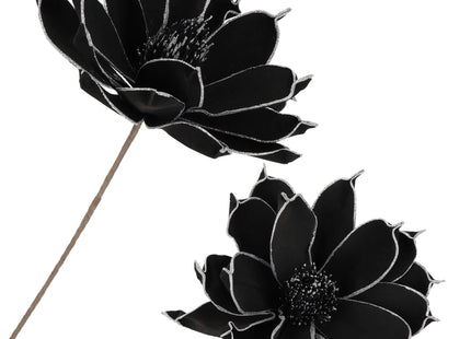 Kunstbloemen - Kunsttak - Zwart - Glitters