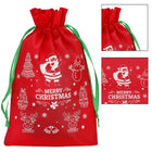 Kerstzak | Cadeautas | Merry Christmas | Rood/Wit/Groen