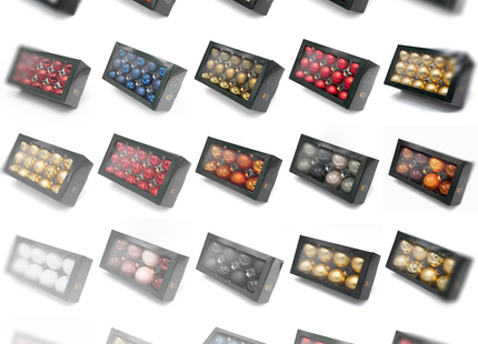 Kerstballen Glas | 8 Stuks | Glas | Mat |  Goud