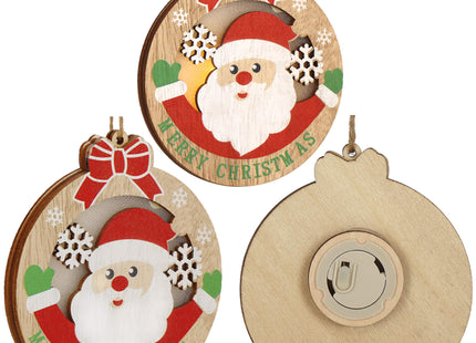 Kersthanger | Kerstboomhanger | Kerstversiering | Lichtgevend | Kerstman
