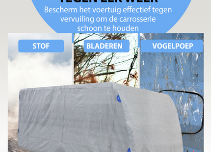 Caravanhoes - Caravan beschermhoezen - Camperhoezen - Waterdicht - UV-bestendig - Maat XL - 6,70 x 2,50 x 2,20 M - (170g/m²)