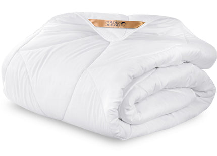 2-in-1 Dekbed - 200 x 220 cm - Wit- Dekbed zonder overtrek - Anti Allergie & Ademend - All Year Dekbed - Zomerdekbed & Winterdekbed