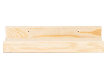 Wandplank - Boekenplank - Ophangbaar - Kruidenplank- Naturel - Grenenhout - 10 Kg - 30 cm - 2 Stuks