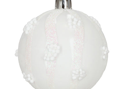 Kerstballen | 40 Stuks | 5/6/7/8/9/10 cm | Wit