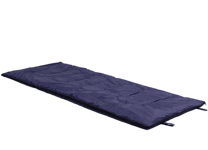 Slaapzak Kamperen - 190 x 73 cm - Dekenmodel - Inc. Draagtas - 8 t/m 20°C - Marineblauw