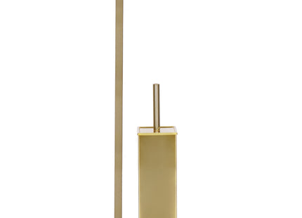 Toiletbutler | Toiletrolhouder | Toiletborstel met houder | Toiletaccessoire | Goud