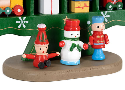 Kerstfiguur - Kerstboom - Kerstversiering - Hout - 28 cm