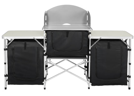 Outdoor Keuken - Kampeerkitchen -  Campingkeuken - Reiskeuken - Draagtas - Opvouwbaar - 175x45x110 cm