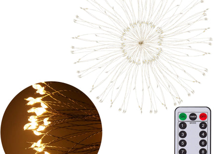 Kerstverlichting | Ster | Binnen & Buiten | Batterij | 100 LED | Warm Wit