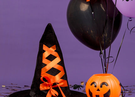 Halloween Decoratie - Spin - Fluffy - 2 Stuks - Zwart