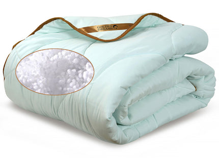 2-in-1 Dekbed - 140 x 200 cm - Seladongroen - Dekbed zonder overtrek - Anti Allergie & Ademend - All Year Dekbed - Zomerdekbed & Winterdekbed