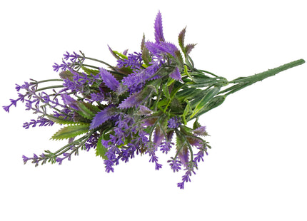 Kunstbladeren - Lavendel - Boeket - 5 Takken - Paars - 35 cm
